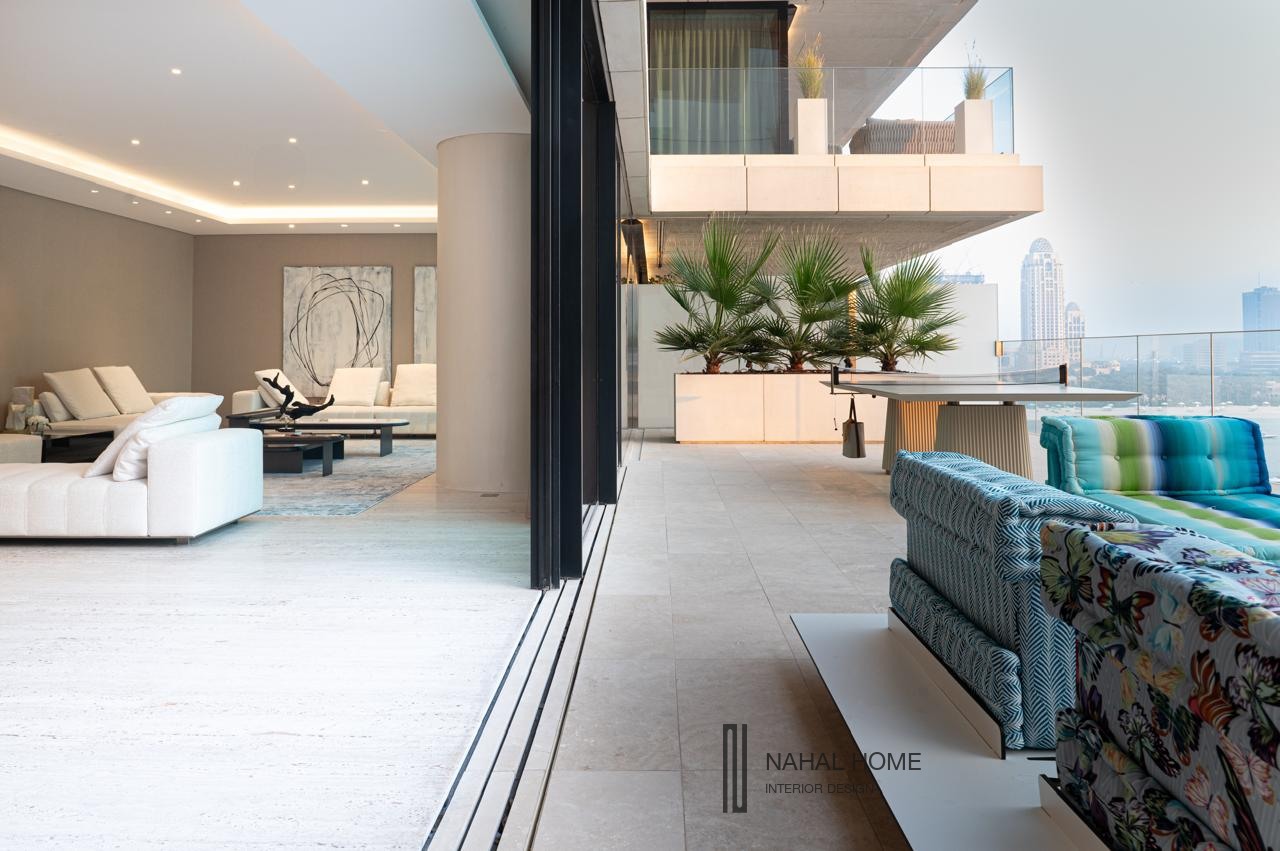 Residential interior at One at Palm